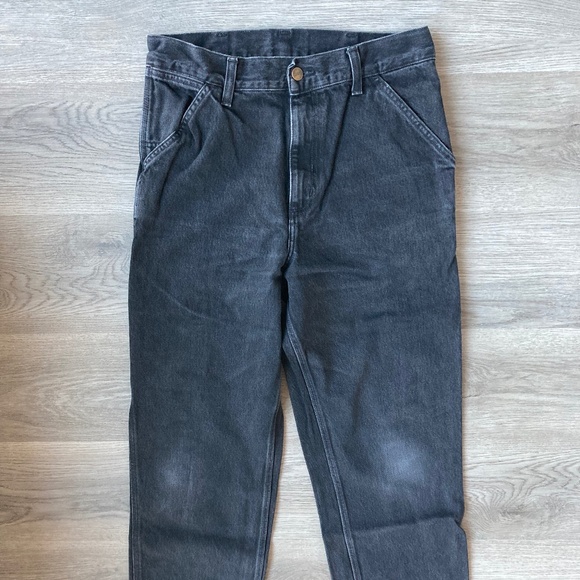 Carhartt WIP, Single Knee Pant - Denim, Black (Stone Washed), 29 x 32 - Picture 2 of 10